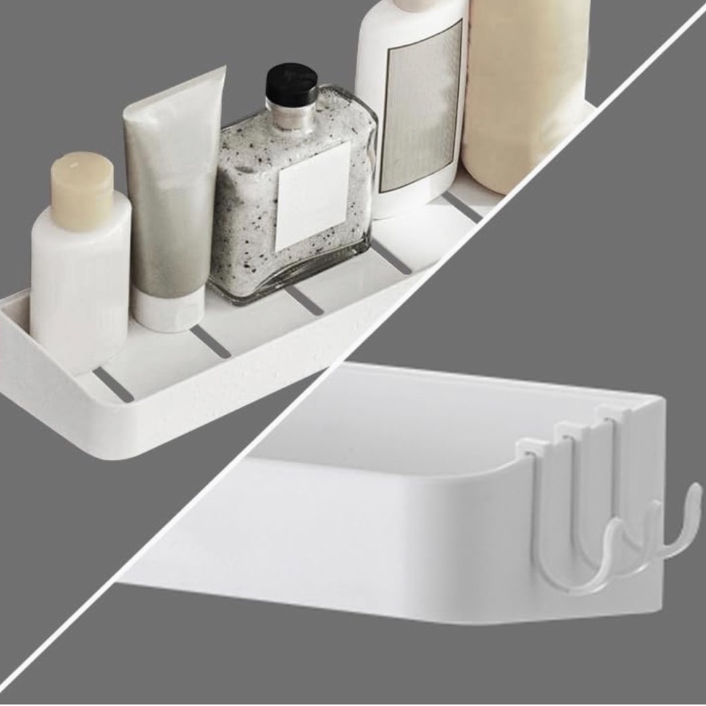 Large shower caddy shelf organizer bathroom kitchen self adhesive - Picture 6 of 7